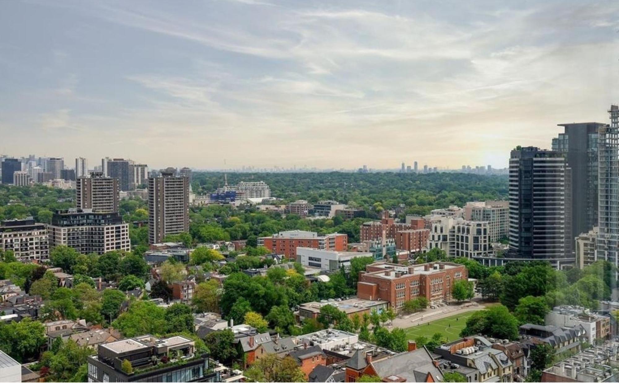 Luxury 2-Bedroom Apartment In Yorkville With The Best City View In Downtown โตรอนโต ภายนอก รูปภาพ